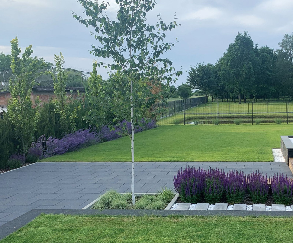 Nowoczesny ogród wg projektu Anny Chojnowskej