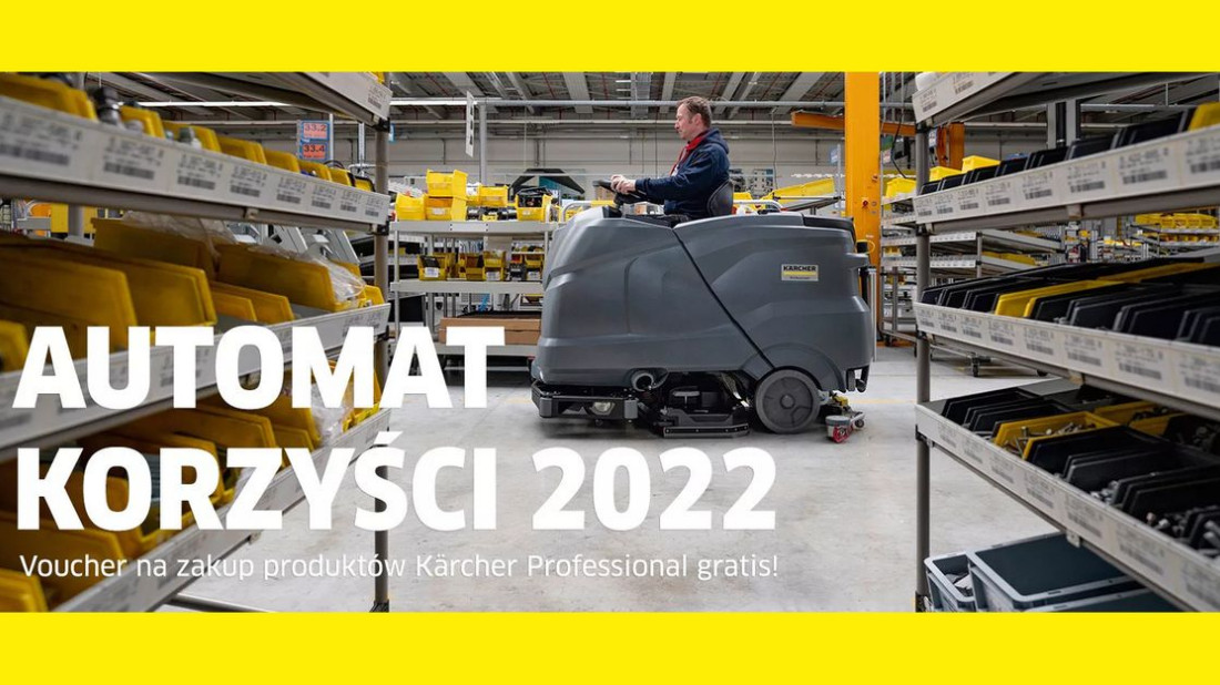 Kärcher Automat Korzyści 2022 - akcja promocyjna dla profesjonalistów