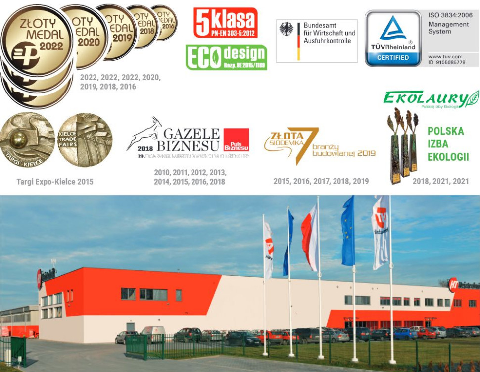 Siedziba i nagrody firmy Heiztechnik