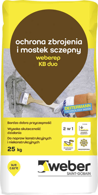 Produkt do naprawy betonu - weberep KB duo