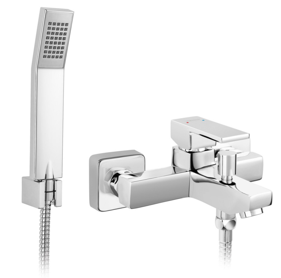 Bateria wannowa Zicco z zestawem natryskowym. fot. FERRO