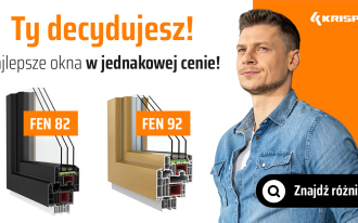Nowa promocja od KRISPOL. Najwyższe modele okien FEN 92 i FEN 82 w jednakowej cenie!