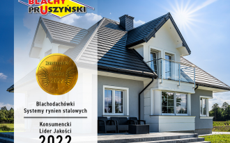 Blachy Pruszyński z odznaczeniem Konsumencki Lider Jakości 2022