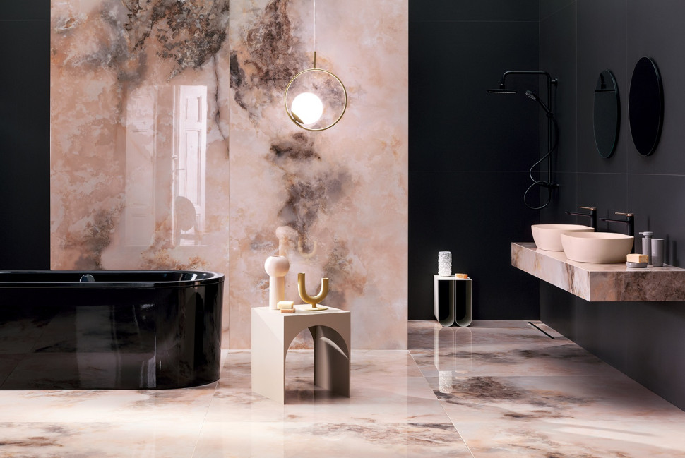 Kolekcja Onice - płyty wielkoformatowe Rosa