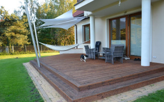 Ułożyłem taras na podstawie opisów w Internecie