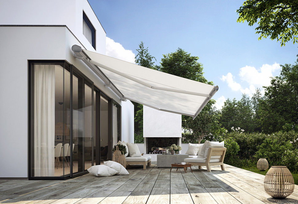 Markiza markilux 6000 w kolorze białym