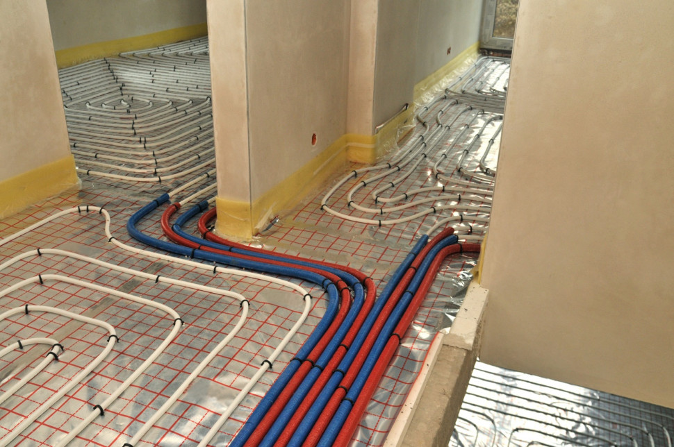 Rury wodnego ogrzewania podłogowego