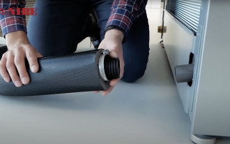 Montaż jednostki zewnętrznej powietrznej pompy ciepła NIBE