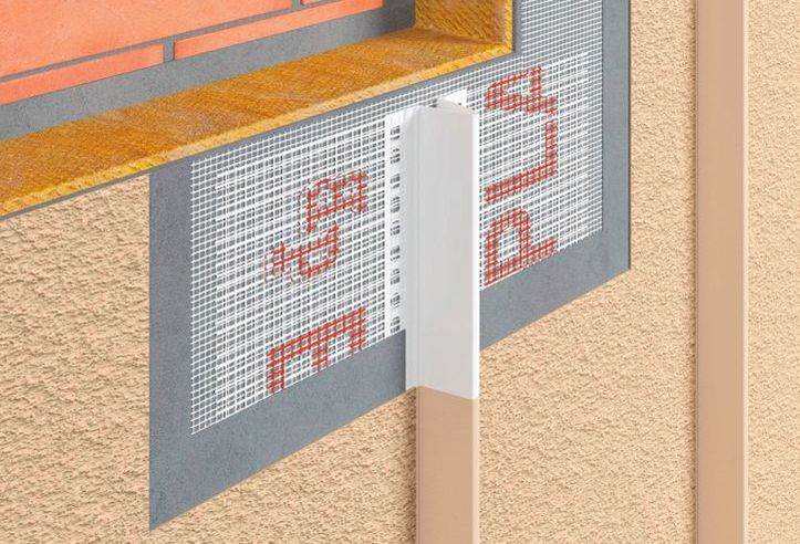 BP19 PVC ozdobna - rąbek stojący zewnętrzny