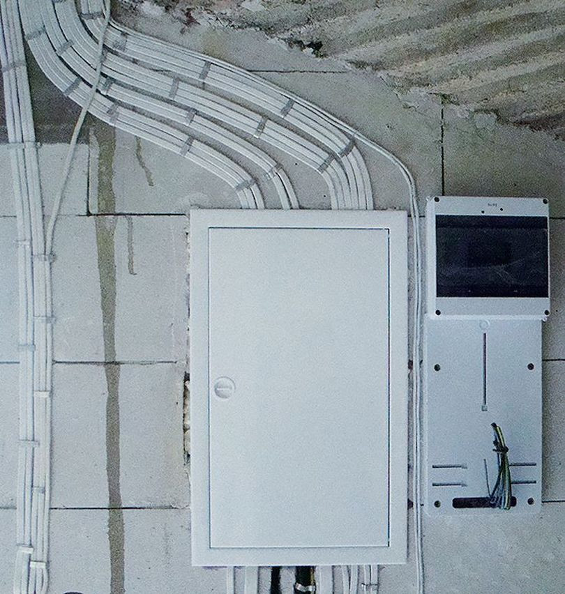 Tablica rozdzielcza do instalacji alarmowej