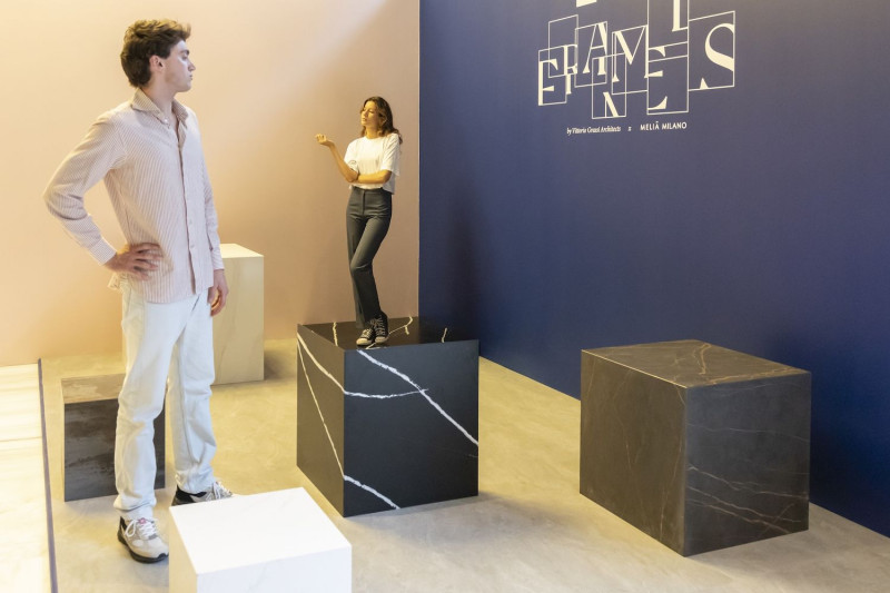 FRAMES - instalacja dla Meliá Milano Masaccio