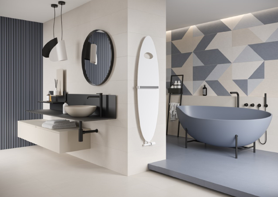 Grzejnik Ellipse wyróżnia się wyjątkowym kształtem.