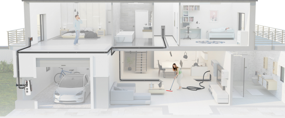 Dom posprzątany przy pomocy odkurzacza centralnego jest posprzątany dokładniej i porządniej