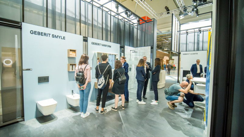 Stoisko marki Geberit na Salone del Mobile