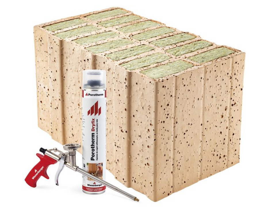 Pustak Porotherm D 42,5 T Dryfix fot. Wienerberger