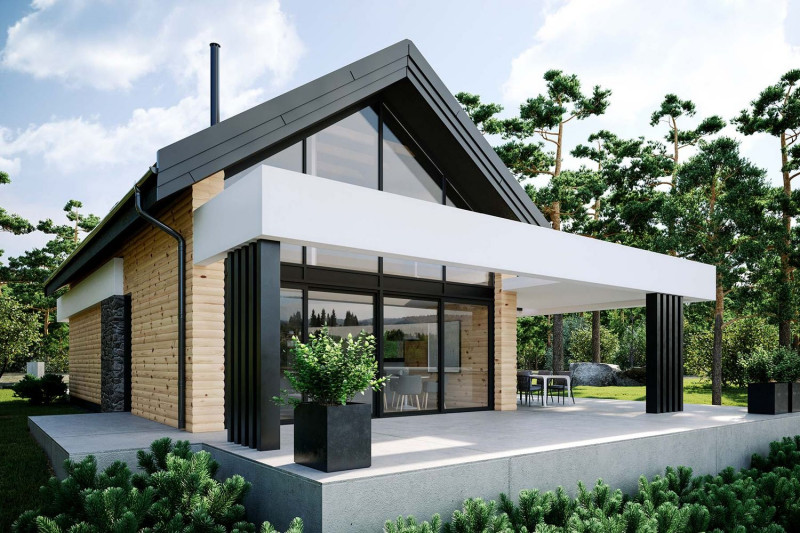 Dom stodoła - łączenie stylów