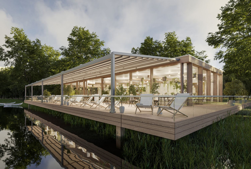 Pergola stretch może zadaszyć powierzchnię do 175 m²