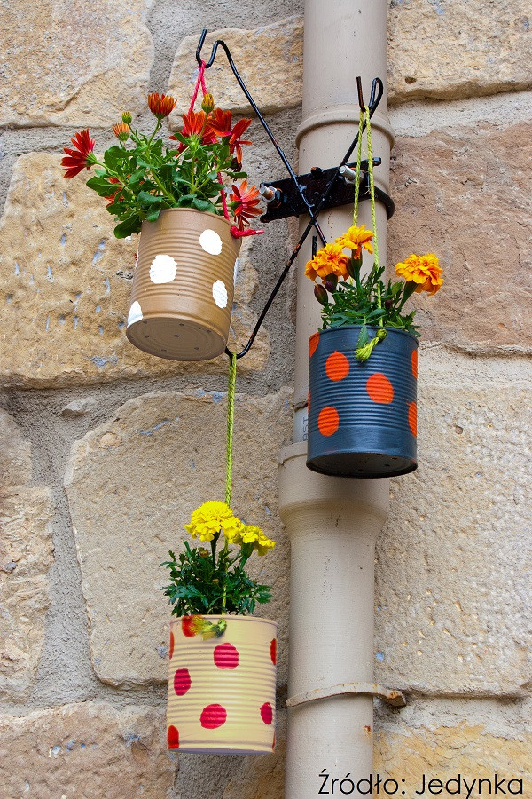 Kolorowy kwietnik DIY 