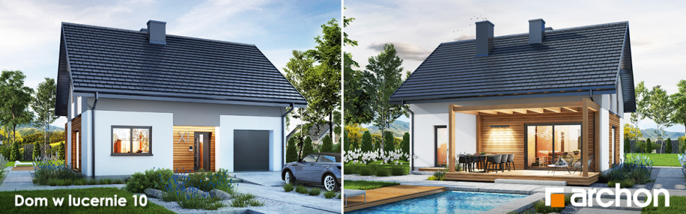 Dom w lucernie 10 - wizualizacja