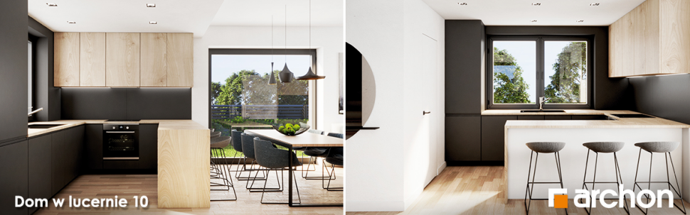 Dom w lucernie 10 - wnętrze wizualizacja