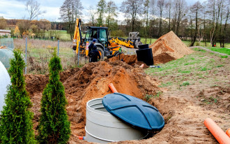 Oczyszczalnia na małej działce