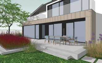 Dobry projekt od Semmelrock - początek udanej aranżacji otoczenia domu