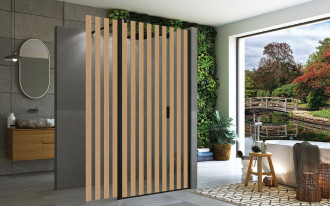 Kabina prysznicowa z nadrukiem Walk-In JAPAN