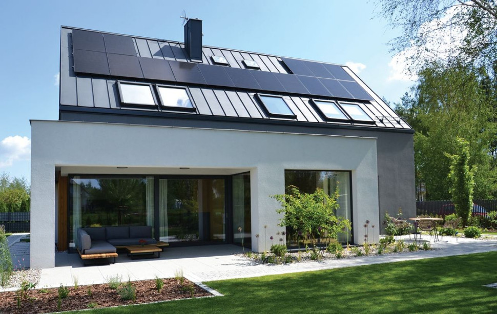 Taras ze stałym zadaszeniem