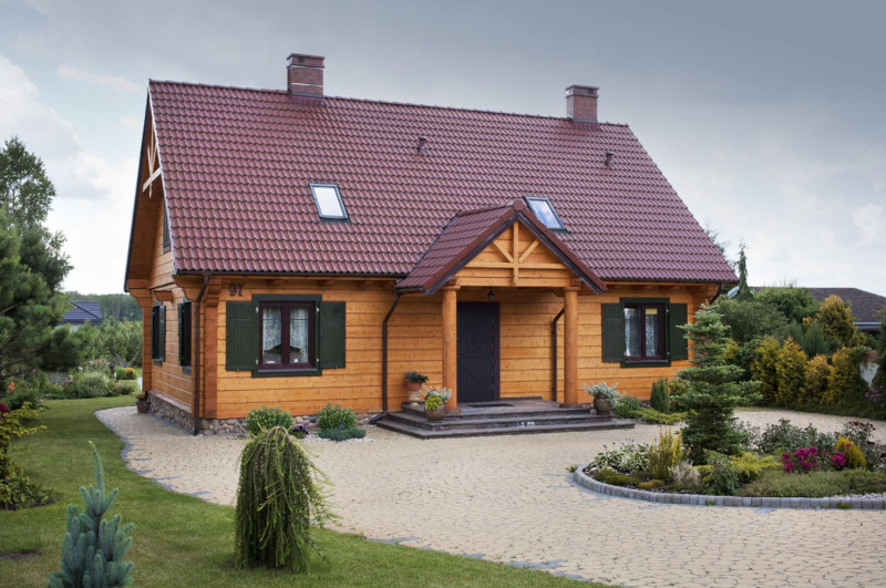 Dachówka betonowa Bałtycka kasztanowa