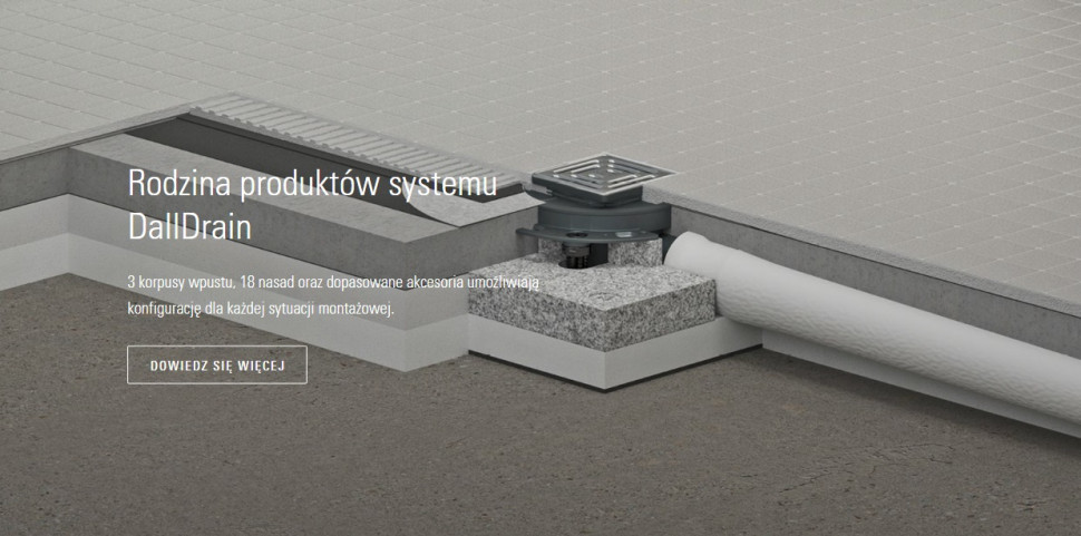 Wpusty do izolacji alternatywnych (podpłytkowych)