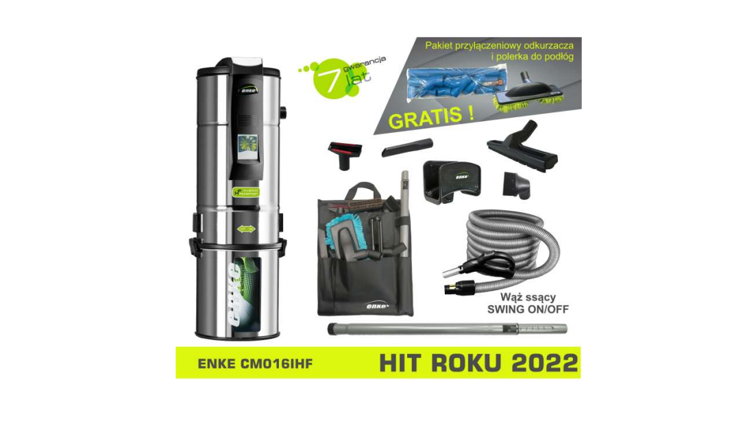 Odkurzacz centralny Enke CM016HF teraz w promocyjnej cenie!