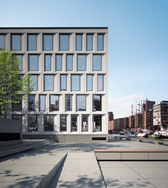 Budynek z oknami Schüco AWS 90.SI+