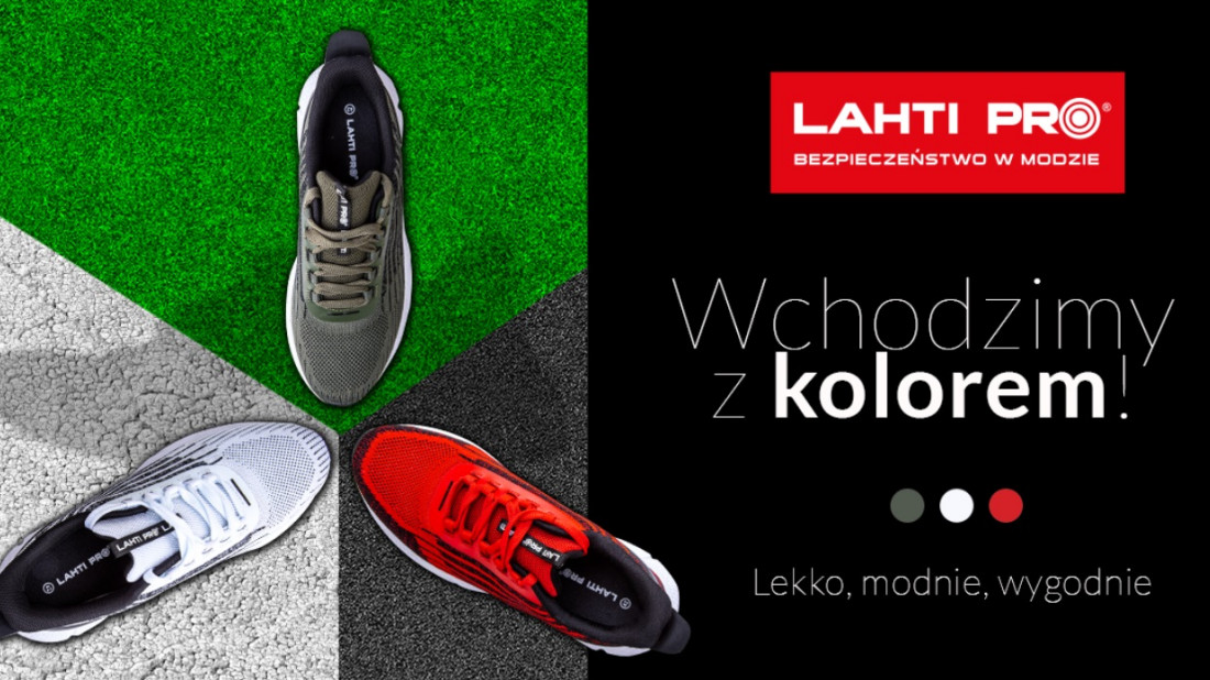 Nowa kolekcja butów LAHTI PRO - sneakersy w trzech kolorach