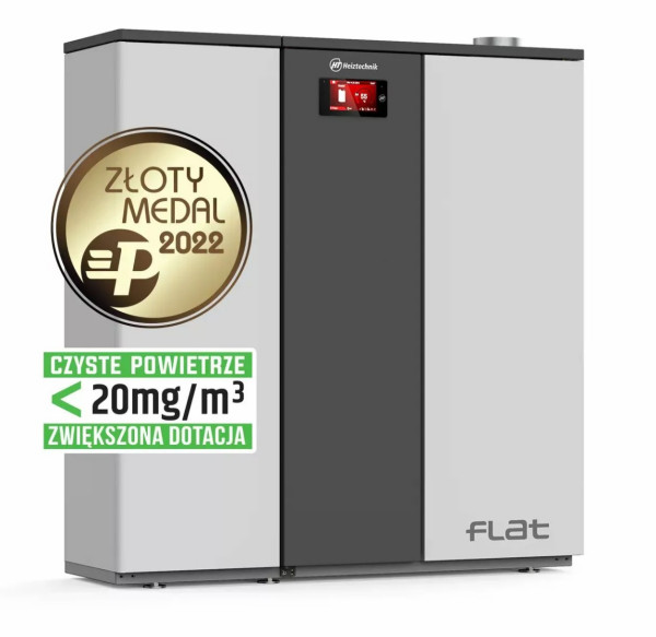 Kocioł Flat - najnowszy kocioł pelletowy firmy Heiztechnik