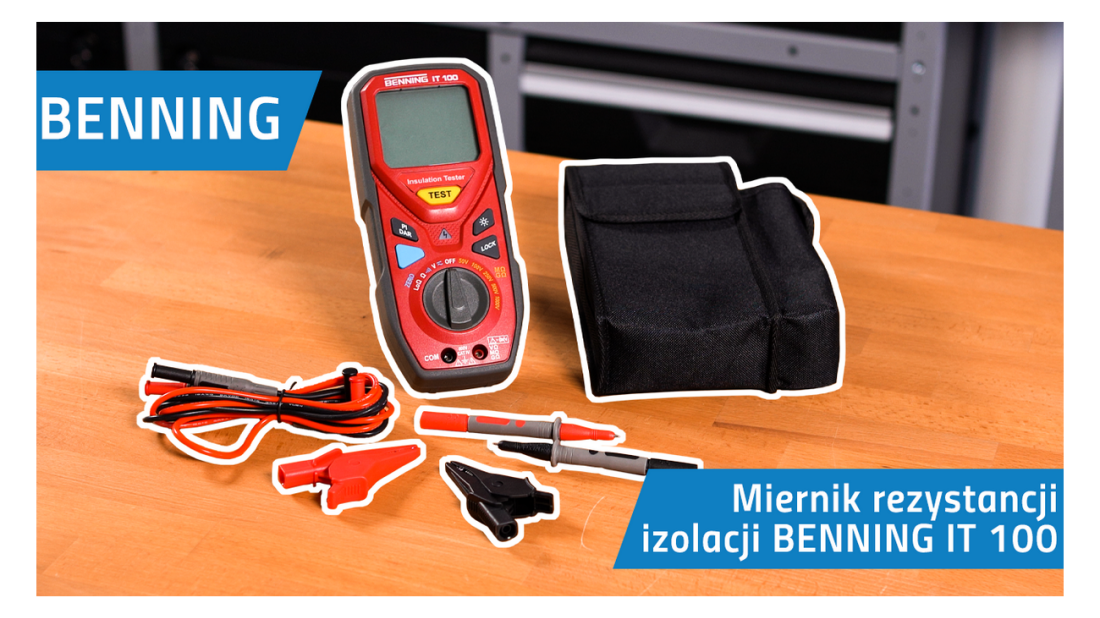 Miernik rezystancji izolacji BENNING IT 100