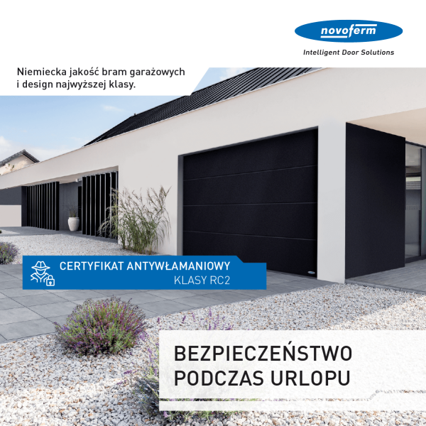 Pakiet antywłamaniowy RC2 w bramach garażowych Novoferm