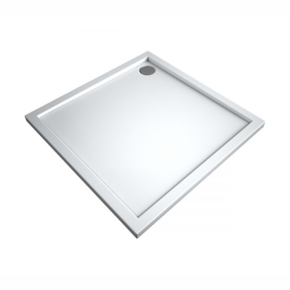 Oltens Superior brodzik kwadratowy 90x90 cm akrylowy biały 17001000