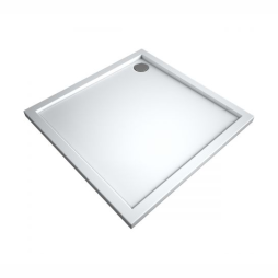 Oltens Superior brodzik kwadratowy 90x90 cm akrylowy biały 17001000