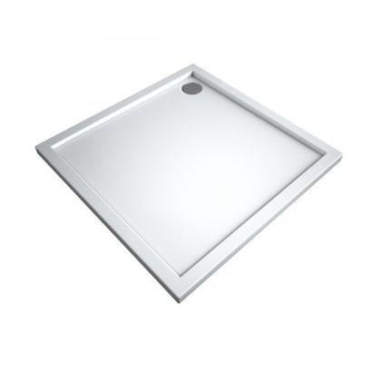 Oltens Superior brodzik kwadratowy 80x80 cm akrylowy biały 17002000