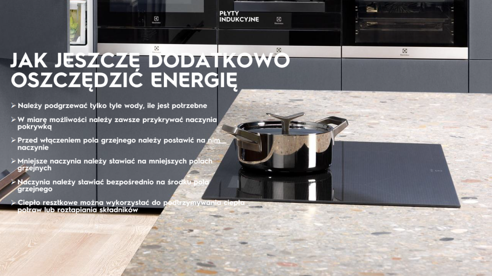 Jak oszczędzać z płytami indukcyjnymi Electrolux?