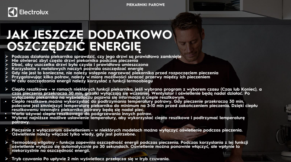 Jak oszczędzać z piekarnikami Electrolux?