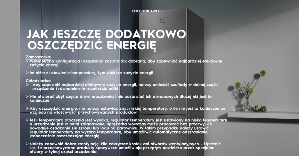 Jak oszczędzać z lodówkami Electrolux?