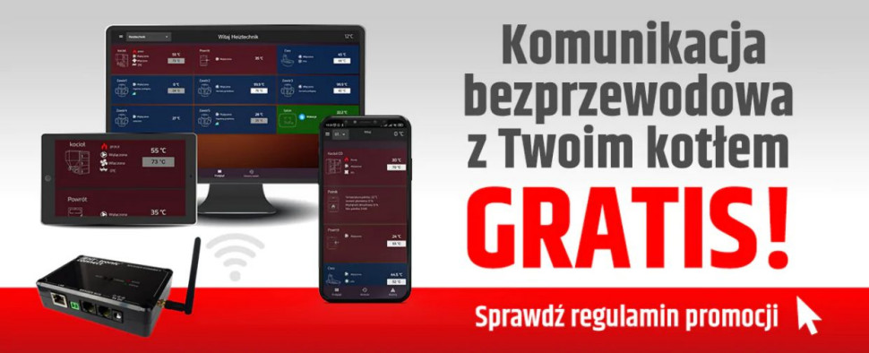 Komunikacja bezprzewodowa z twoim kotłem - promocja HEIZTECHNIK Sp. z o.o.