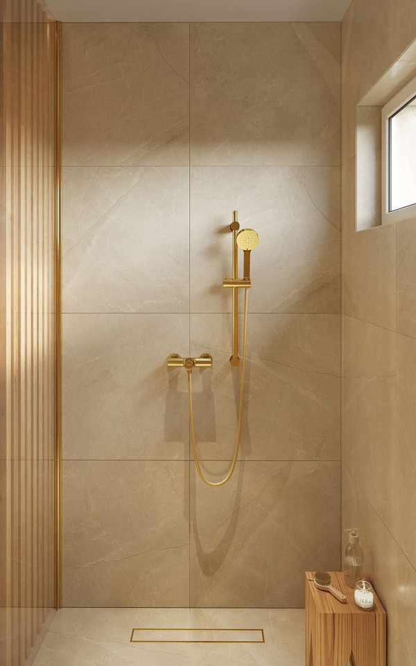 Bateria natryskowa FIESTA BRIGHT GOLD