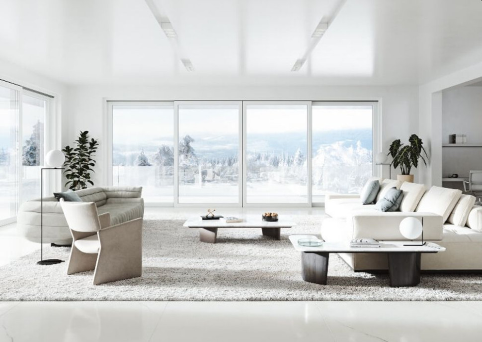 Drzwi tarasowe HST Motion OKNOPLAST w kolorze biały mat