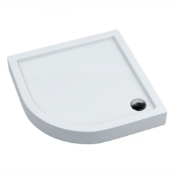 Oltens Vindel brodzik półokrągły 90x90 cm akrylowy biały 16004000