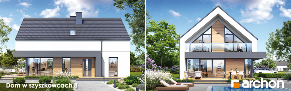 Projekt Dom w szyszkowcach 8