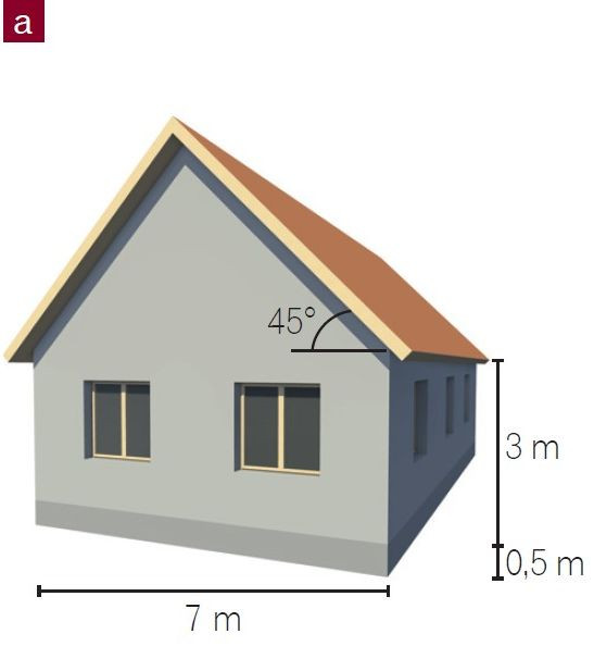 Schemat: stromy dach i brak ścianki kolankowej