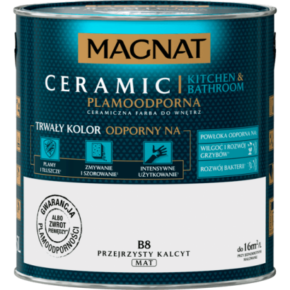 MAGNAT Ceramic Kitchen&Bathroom to plamoodporna, ceramiczna farba do wnętrz o zwiększonej wilgotności