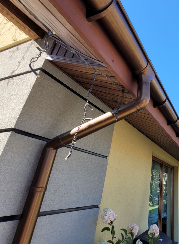 System rynnowy z PVC